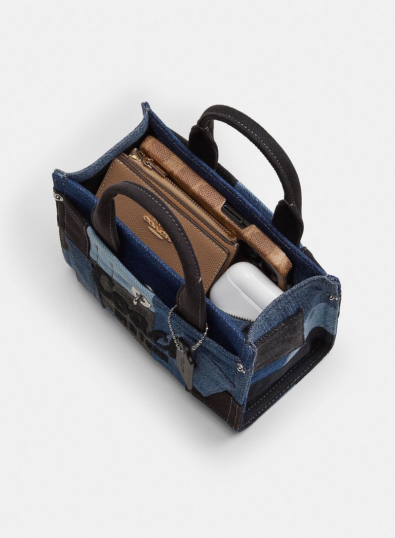 COACH Cargo Tote Bag 20 in Denim - Image 3