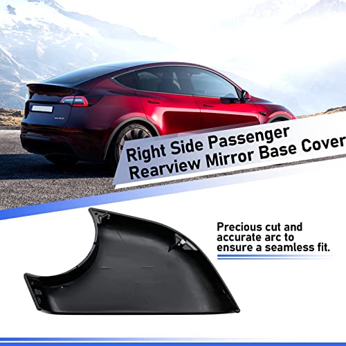 Jaronx Compatible With Tesla Model 3 Mirror Bottom Cover 2017-2025, Right Passenger Side Rearview Mirror Lower Base Cover Bottom Trim Replacement For Tesla Model 3 Accessories(Right) - Image 4
