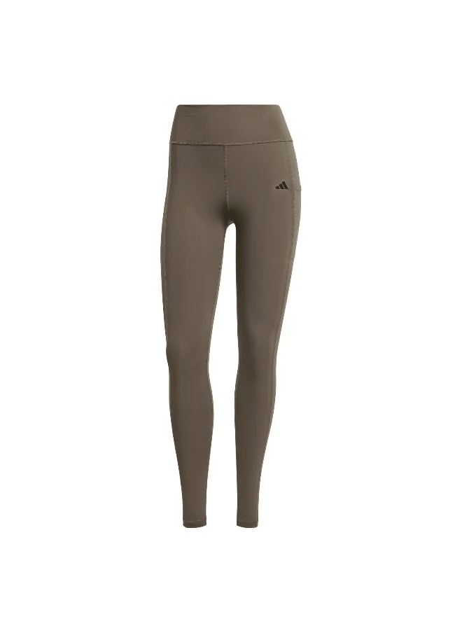 Adidas adidas Opt St Hr 1/1 L Green Training Tights 2XSS