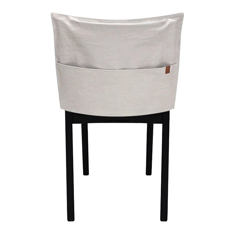 Muka Concise Style Living Room Chair Cover Home Chair Pocket Chair Back OrganizerLight GreyL