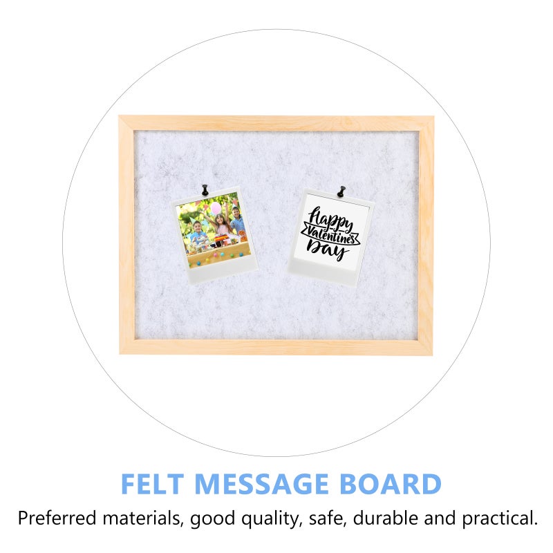 2 pcs Kids DIY Felt Photo Picture Handmade Photo Board Message Board for Classroom - Image 4