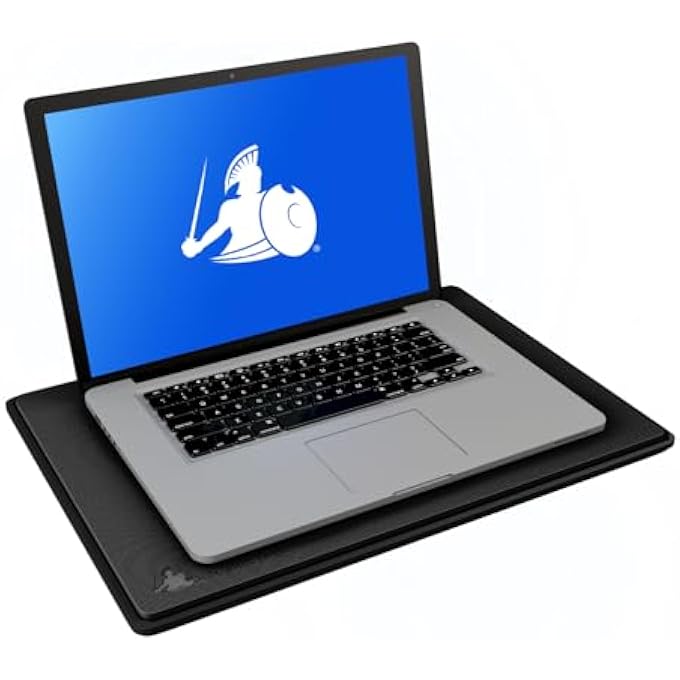 rayihni DEFENDERPAD LAPTOP EMF RADIATION PROTECTION & HEAT SHIELD - ANTI RADIATION LAPTOP COMPUTER PAD & EMF BLOCKER LAP LAPDESK COMPATIBLE WITH UP TO 17" NOTEBOOK, CHROMEBOOK, MACBOOK - Image 1