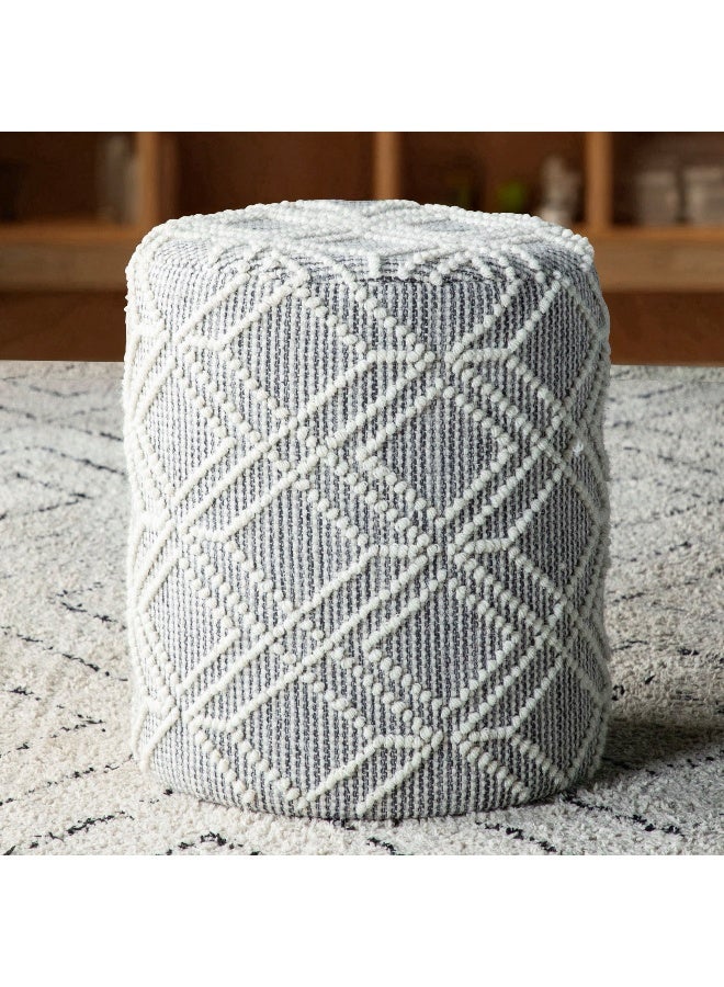 Home Box أوتومان قماش زافرا - Image 1