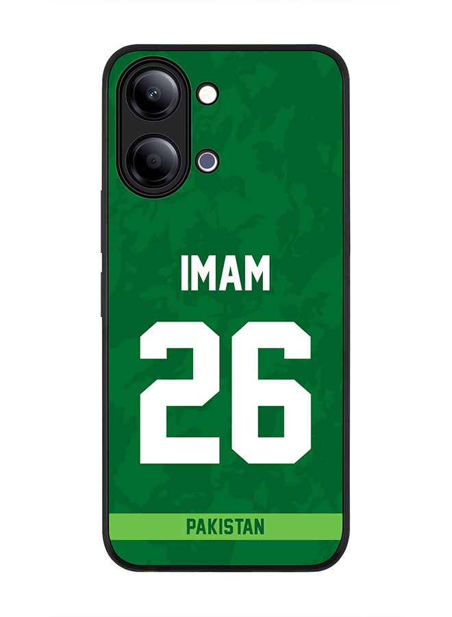 Stylizedd For vivo Y21 / Y11 Case,Slim fit Camera Protection, Shockproof Thin Phone cover  - Pakistan ImamulHaq, Jersey No 26 - Image 1