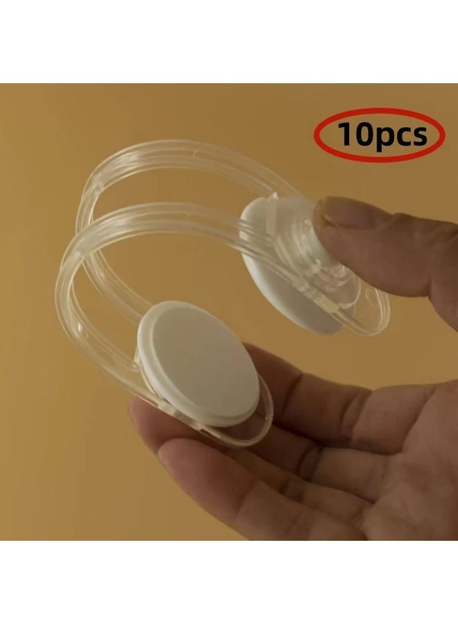 10pcs Multi Functional Safety Hasps Anti Pinch Drawer Locks Soft Strap Toilet Lock - Image 1