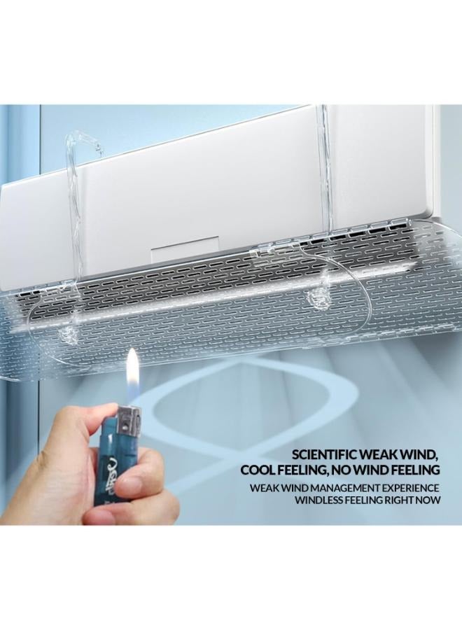 Eoptify Classic - Adjustable AC air Deflector – Transparent, Adjustable Flow Deflector for Wall-Mounted and Central Air Conditioners - Image 5