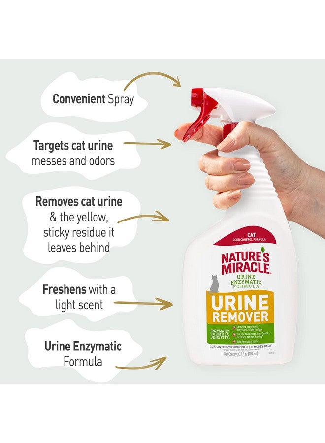 Nature's Miracle Cat Urine Remover, 24 Ounces, Enzymatic Formula - Image 5