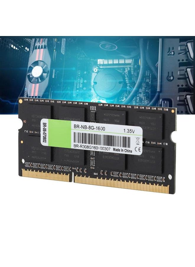 Thoraya 8G DDR3 Laptop Memory RAM 1600MHz PC10600 Notebook Memory Black Bottom Board  - Image 5
