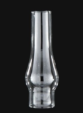 B&P Lamp مصباح B&P صغير بقاعدة 1 1/4 بوصة وارتفاع 4 1/2 بوصة مع مدخنة زجاجية شفافة لمصابيح الزيت المصغرة والإضاءة - Image 4