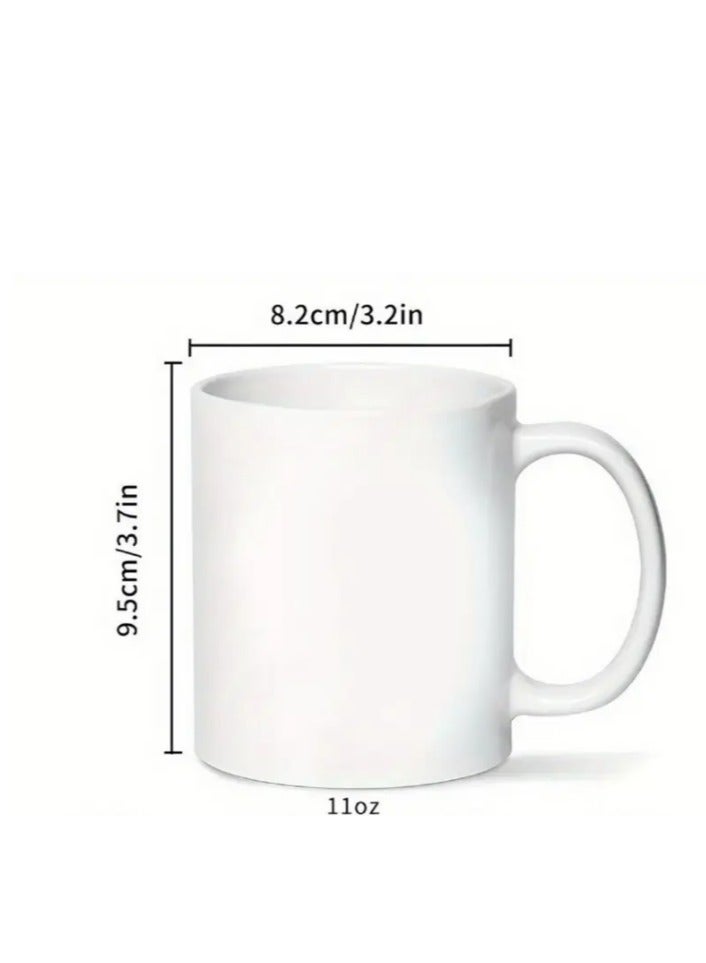 RYN Arabic Coffee Mug  "I Don't Care" Elegant Design & Horse Graphic in Red - Image 2