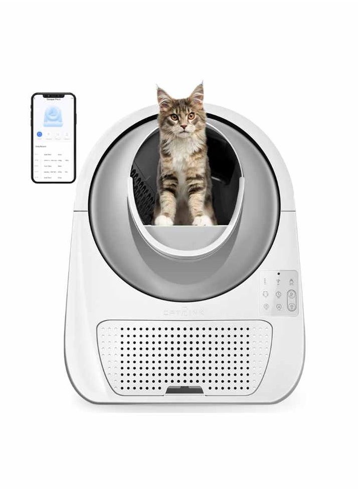 Catlink - CATLINK Self Cleaning Automatic Litter Box for Cats - Hands-Free Cleanup with App Control, Double Odor Removal - Extra Large Size for 3.3~22lbs Cats  (Luxury Pro x) - Image 1