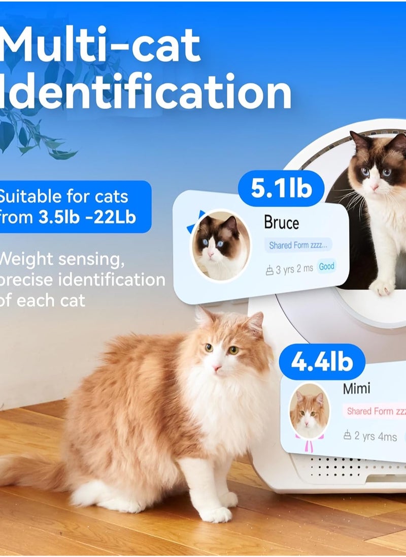 Catlink - CATLINK Self Cleaning Automatic Litter Box for Cats - Hands-Free Cleanup with App Control, Double Odor Removal - Extra Large Size for 3.3~22lbs Cats  (Luxury Pro x) - Image 1