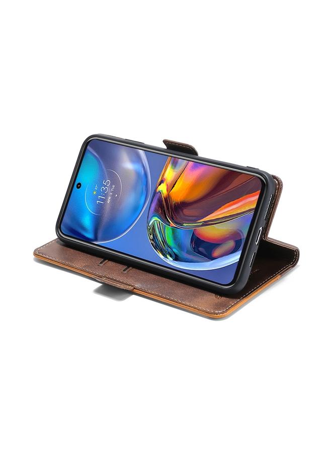 S-TOP Case For Nokia C32 Contrast Color Side Buckle Leather Phone Case - Image 5