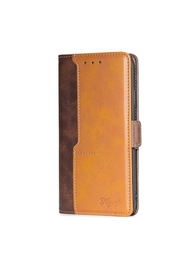 S-TOP Case For Nokia C32 Contrast Color Side Buckle Leather Phone Case - Image 2