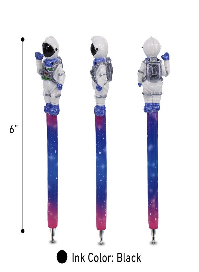 Planet Pens قلم رائد فضاء من بلانيت بينز - قلم رائد فضاء فضائي، إكسسوارات مكتبية فريدة وقلم حبر جاف للكتابة، أقلام مبتكرة لطيفة للأطفال والكبار، هدية قلم رائد فضاء للمدرسة والمكتب - Image 2