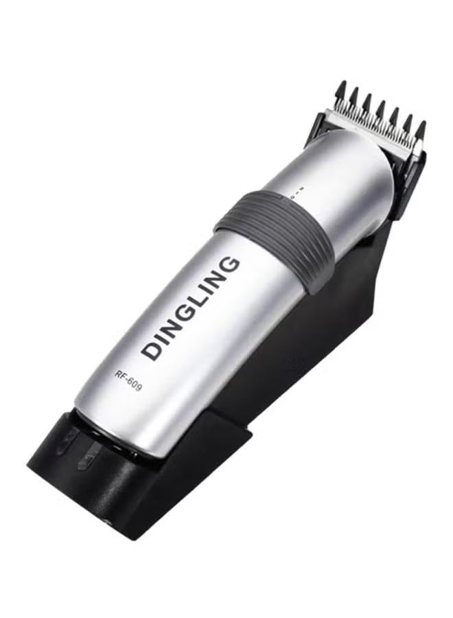 DINGLING Professional Electric Hair Clipper With Blades Silver/Black 21.21x21.01x7.39cm - Image 1