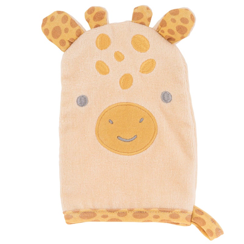 Stephen Joseph, Kids Bath Mitts, Giraffe - Image 1