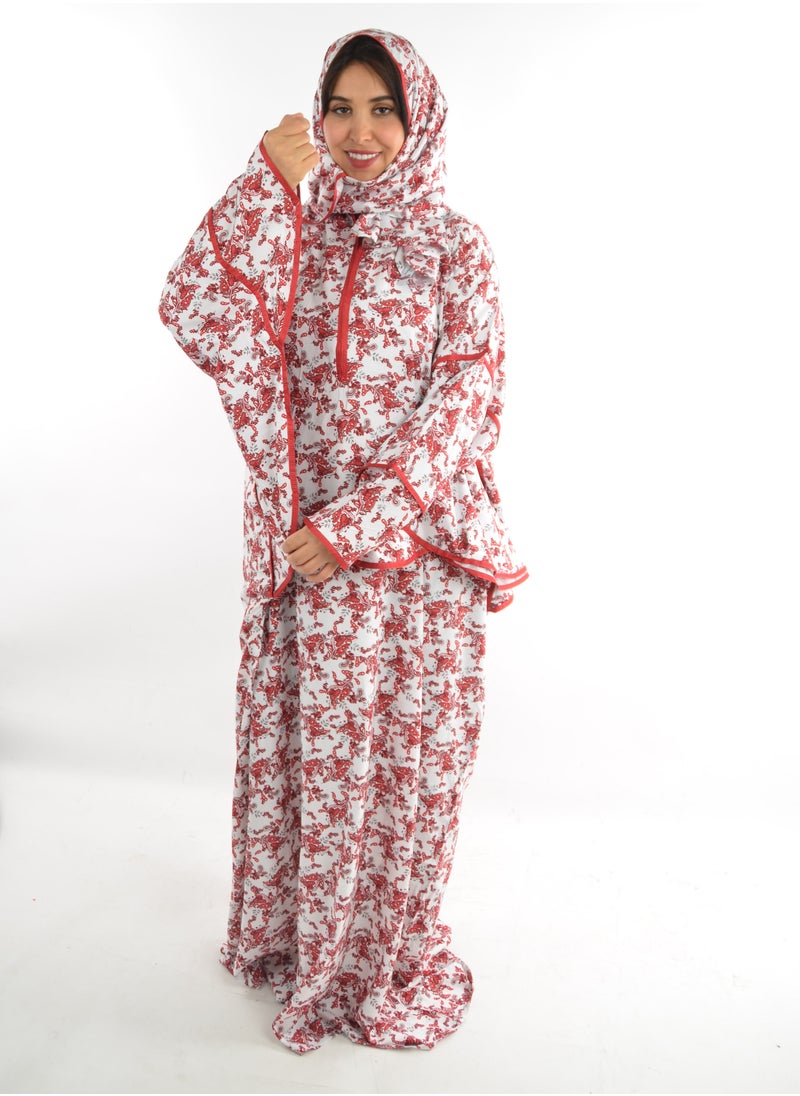 SD - One Piece Islamic Women Prayer Dress Spacious And Comfortable Excellent Material - Image 1