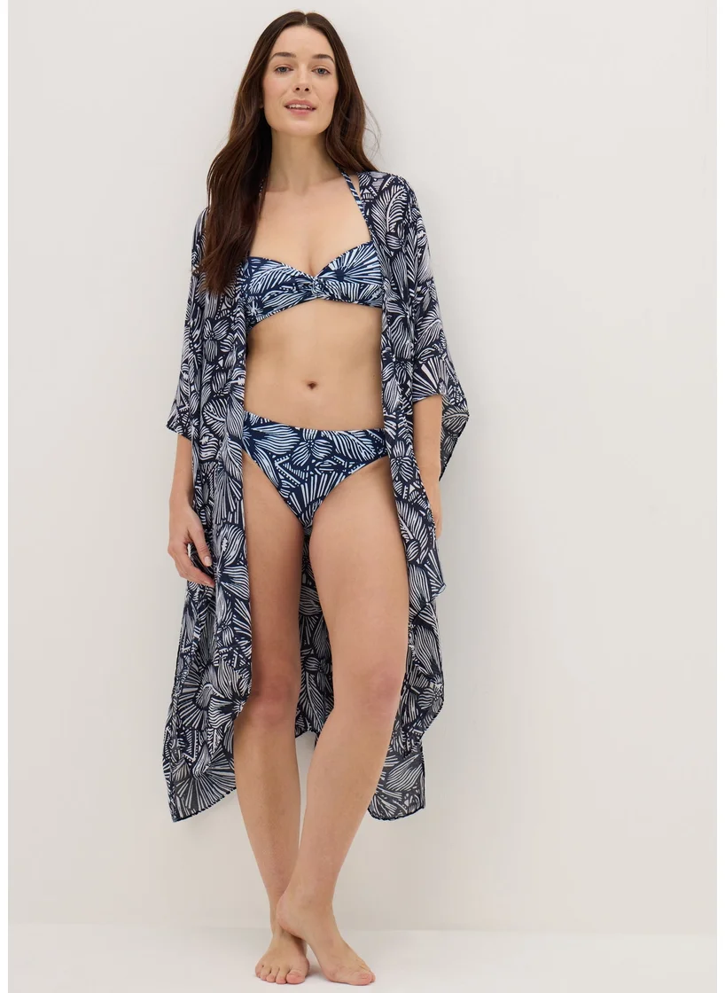 Matalan Navy Floral Kimono