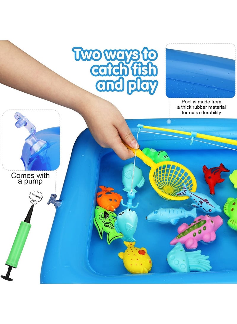 FUN MOMENT Fishing Game with Inflatable Pool - Image 2