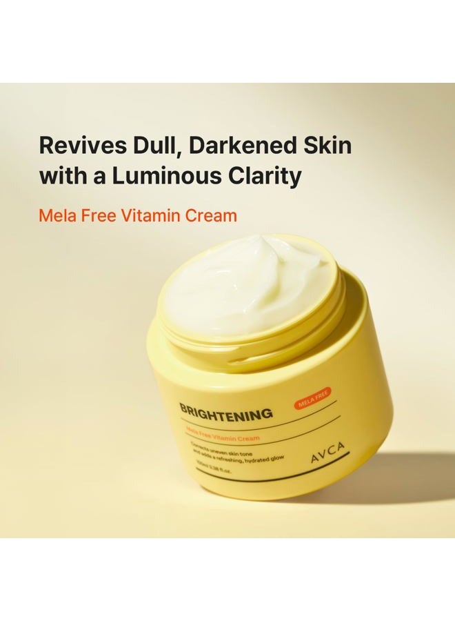 Avca Vitamin + Niacinamide Radiance Cream 100ml(3.38 fl. oz) - Even Tone & Glow Moisturizer, Daily Hydration K-Beauty Moisture Care - Image 2
