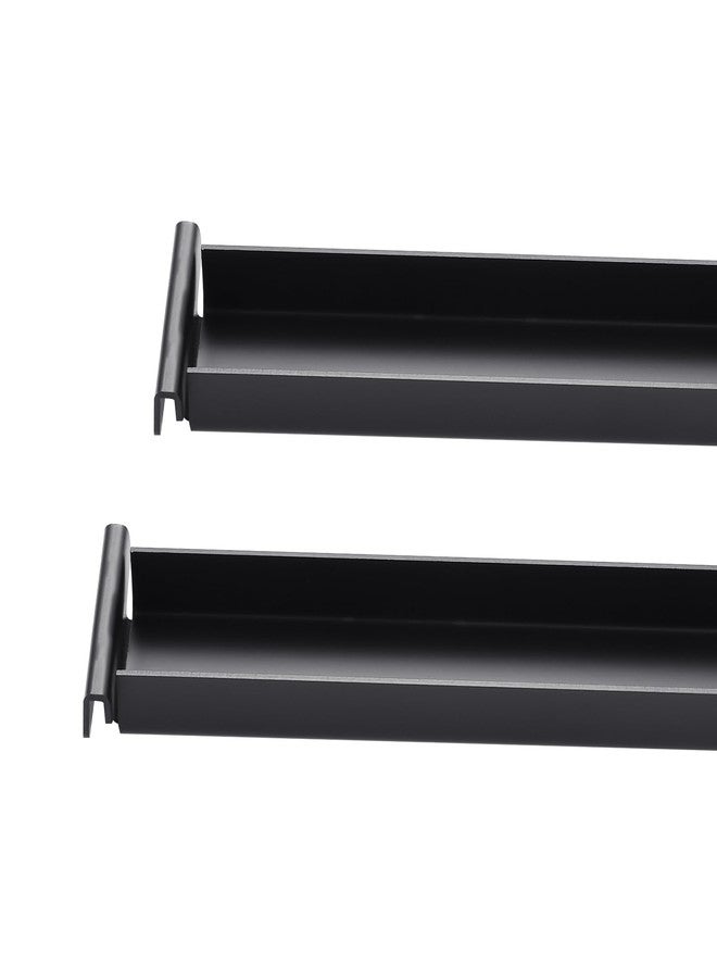 Dinifee 4 Pack Front-to-Back File Drawer Rails for Hanging File Cabinet Drawer Inside Bar Rails Cabinet Parts (Black) - Image 4