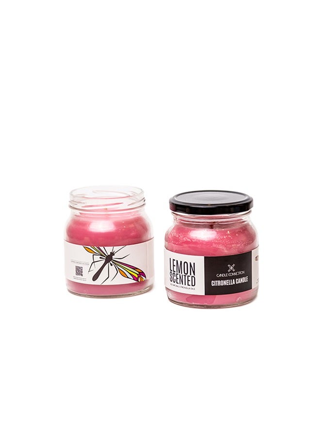 Generic Indoor/Outdoor Citronella Jars In Watermelon  - Image 1