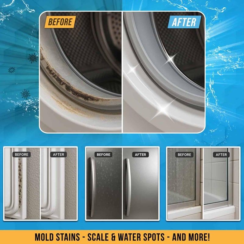 ACTIVE Home Appliance Surface Cleaner Wipes Heavy Duty Wipe for Cleaning Washing Machine, Dryer Stainless Steel Refrigerator, Glass Cooktop, Microwave, Dishwasher, Counter, Tile - 24 Large Wipes - Image 4