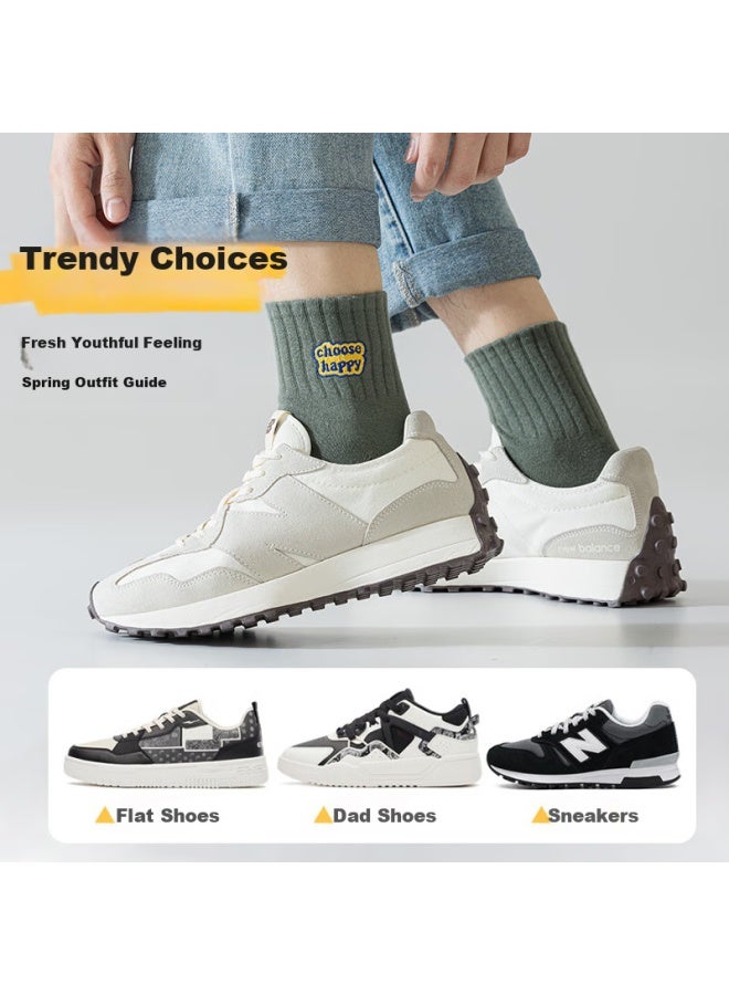 Snowflying Men's Socks, Spring And Summer Short Tube Socks, Cotton Socks, Breathable Embroidered Basketball Sports Casual Socks - Image 4