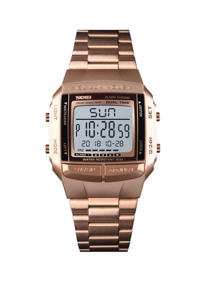 Men's Water Resistant Digital Watch 1381 - Image 1