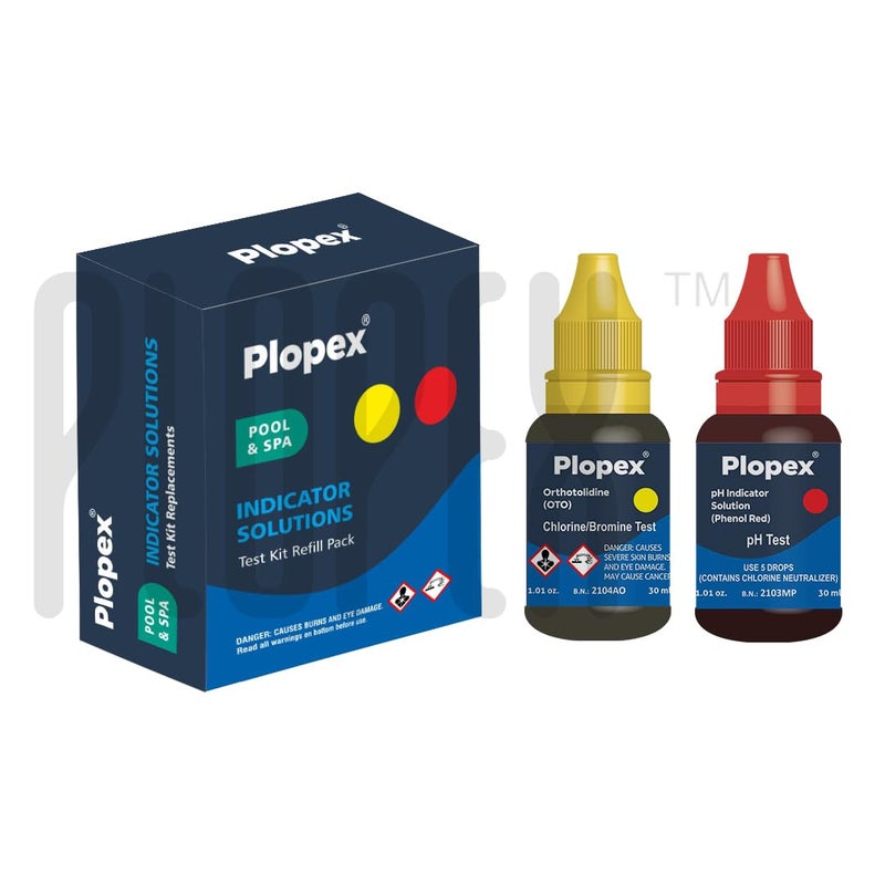 PLOPEX Swimming Pool Test Kit pH and Free Chlorine Water Quality Tester Refill Pack - Image 5