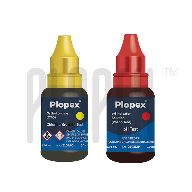 PLOPEX Swimming Pool Test Kit pH and Free Chlorine Water Quality Tester Refill Pack - Image 4