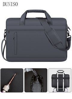 DUNISO 15.6 Inch Laptop Bag Lightweight Computer Bag Travel Business Handbag Briefcase Water Resistance Shoulder Messenger Bag CRossbody Bag for Men and Women Work Office  - Image 1