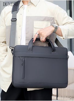 DUNISO 15.6 Inch Laptop Bag Lightweight Computer Bag Travel Business Handbag Briefcase Water Resistance Shoulder Messenger Bag CRossbody Bag for Men and Women Work Office  - Image 3