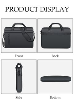 DUNISO 15.6 Inch Laptop Bag Lightweight Computer Bag Travel Business Handbag Briefcase Water Resistance Shoulder Messenger Bag CRossbody Bag for Men and Women Work Office  - Image 5