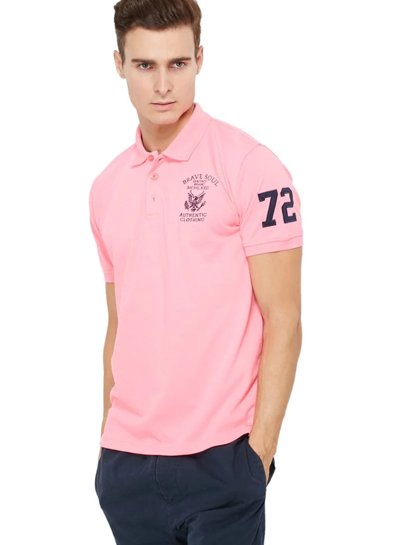 BRAVE SOUL Dharma Neon Polo