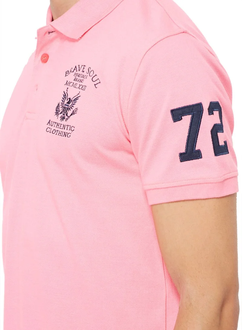 BRAVE SOUL Dharma Neon Polo