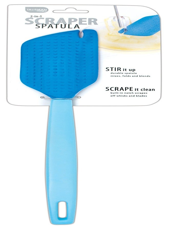 Talisman Designs 2-in-1 Beater Scraper & Spatula | Baking & Cooking Kitchen Tool | Multipurpose Utensil | Spatula Baking Scraper | Comfort Grip Handle - Image 1