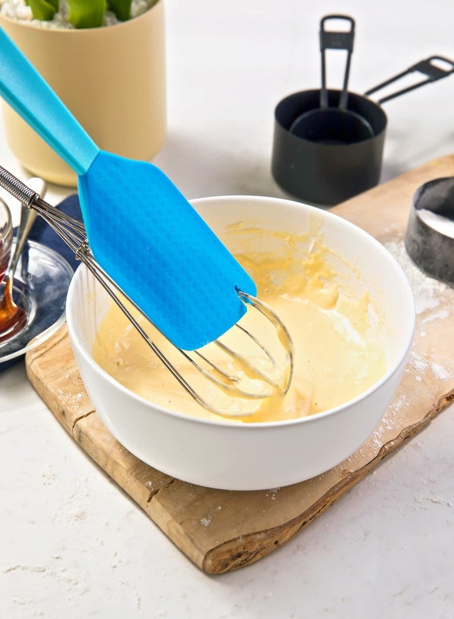 Talisman Designs 2-in-1 Beater Scraper & Spatula | Baking & Cooking Kitchen Tool | Multipurpose Utensil | Spatula Baking Scraper | Comfort Grip Handle - Image 2