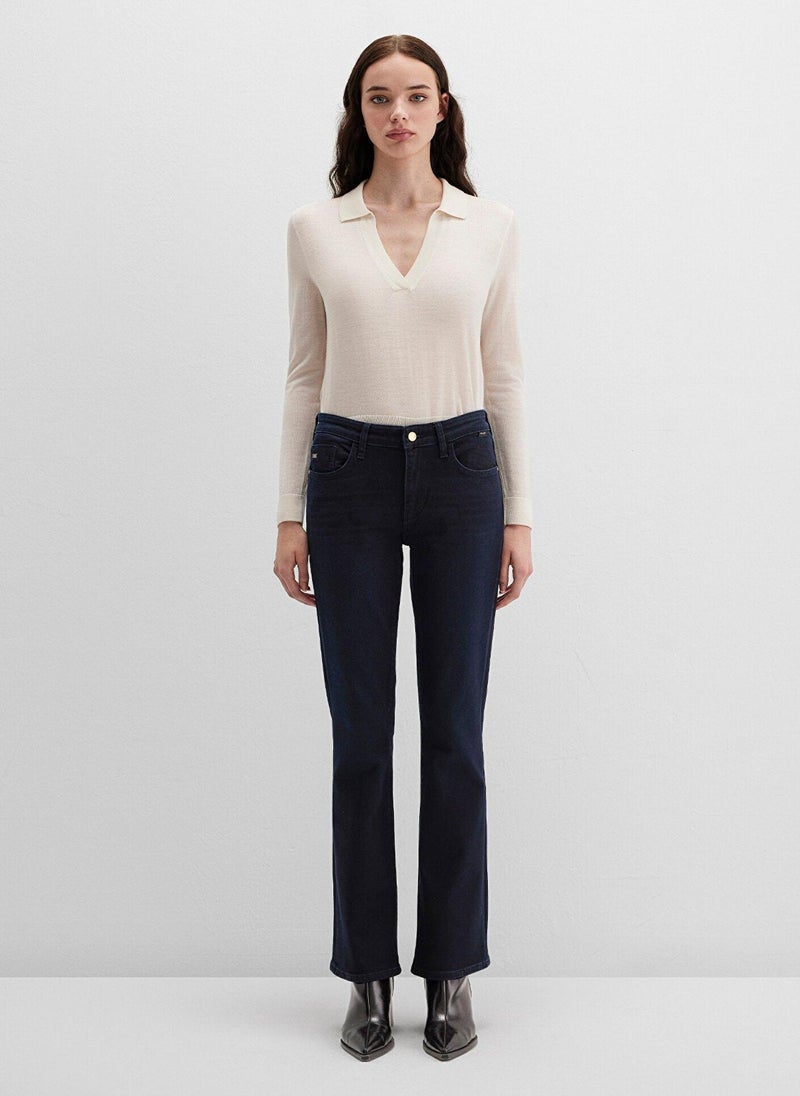 MAVI Molly Ink Gold Premium Jean Pants - Image 3