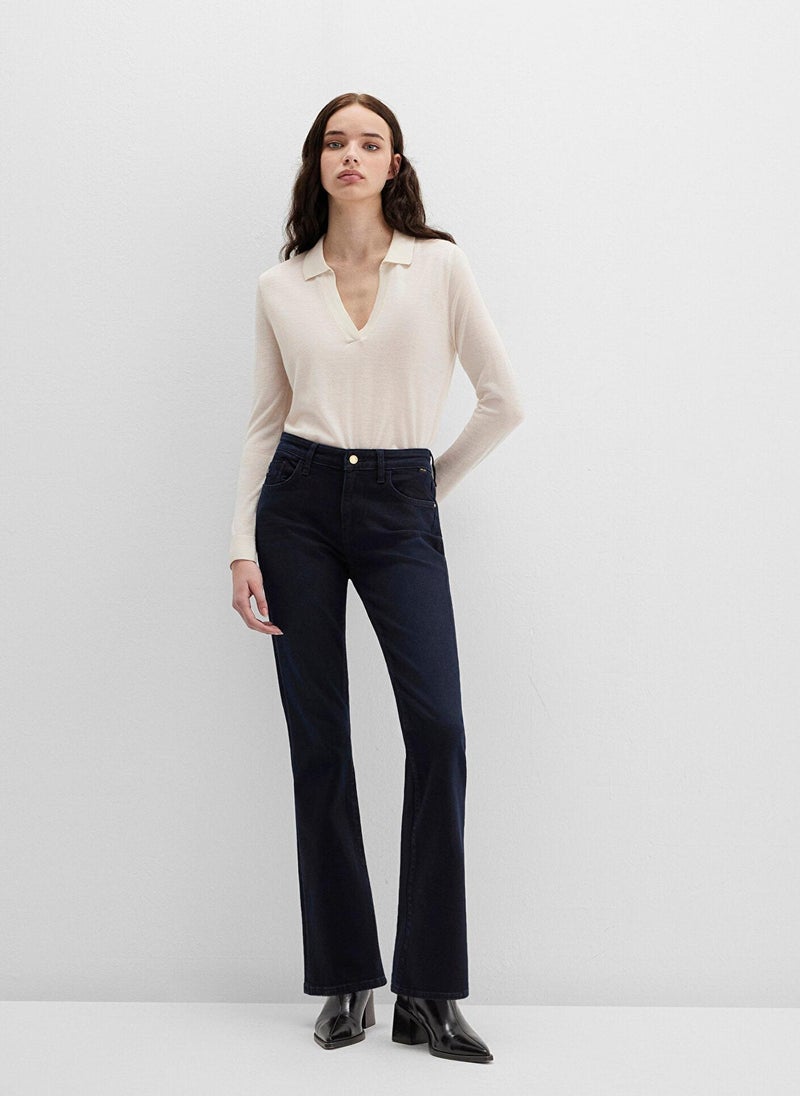 MAVI Molly Ink Gold Premium Jean Pants - Image 1