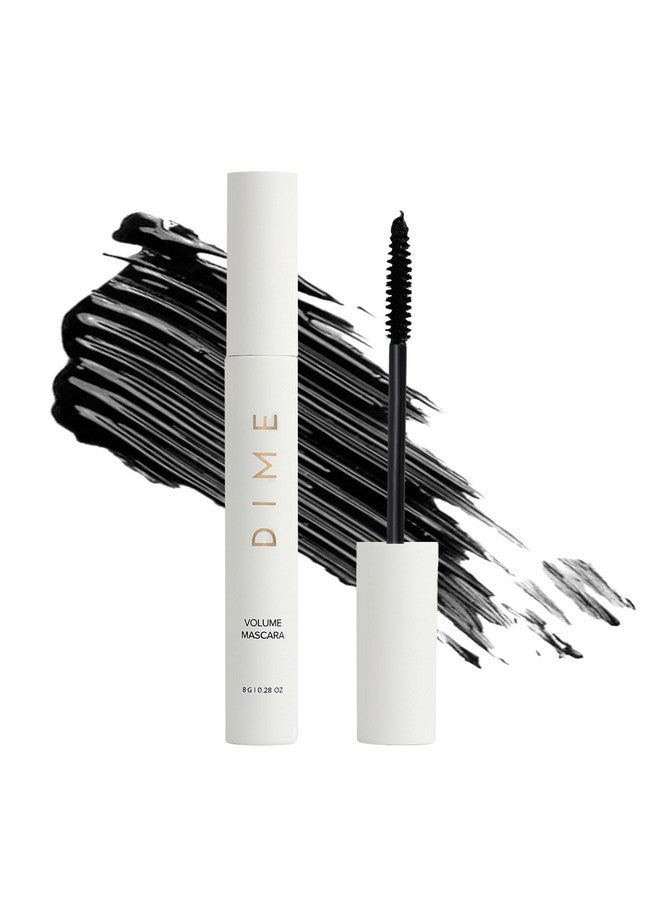 DIME Beauty Volume Mascara - Smudge-Proof Tubing Mascara for Fuller, Thicker Lashes, Adds Volume & Length, Black 0.28 oz / 8 g - Image 1