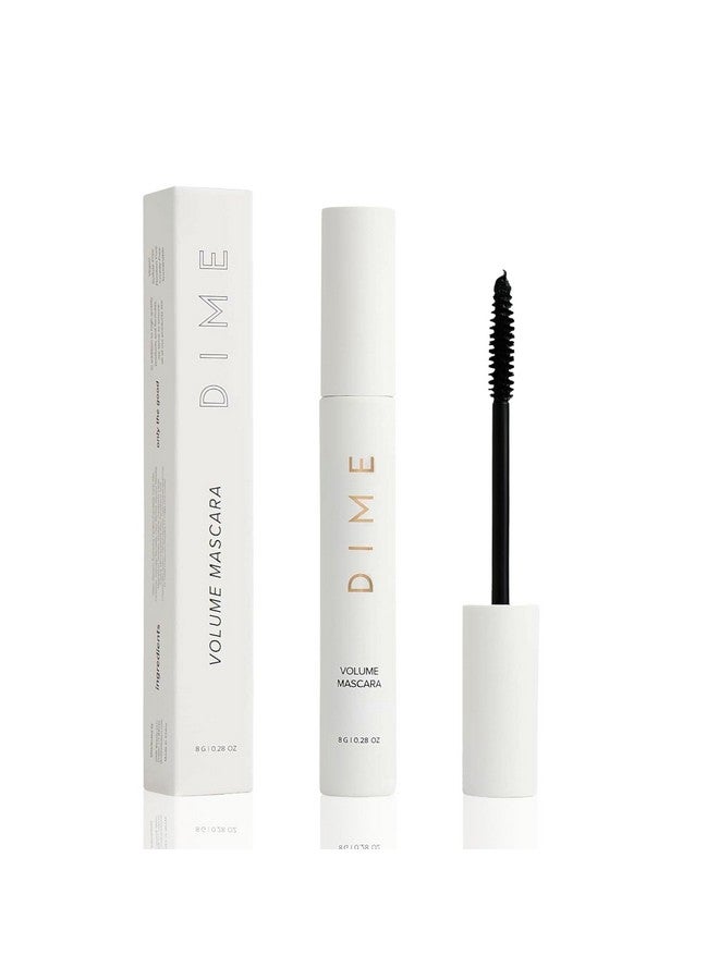 DIME Beauty Volume Mascara - Smudge-Proof Tubing Mascara for Fuller, Thicker Lashes, Adds Volume & Length, Black 0.28 oz / 8 g - Image 2