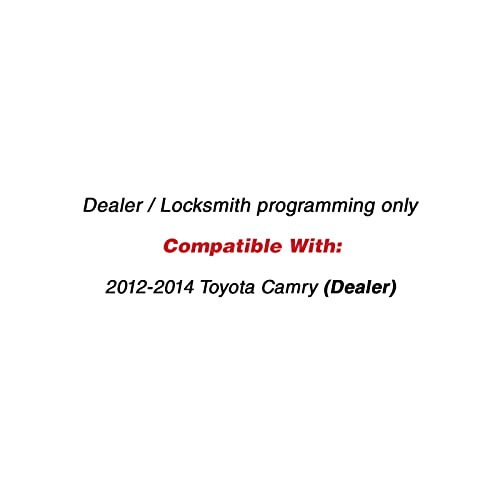 KeylessOption New Keyless Entry Remote Key Fob for 2012-2014 Toyota Camry (HYQ12BDM 4BTN G) - Image 4