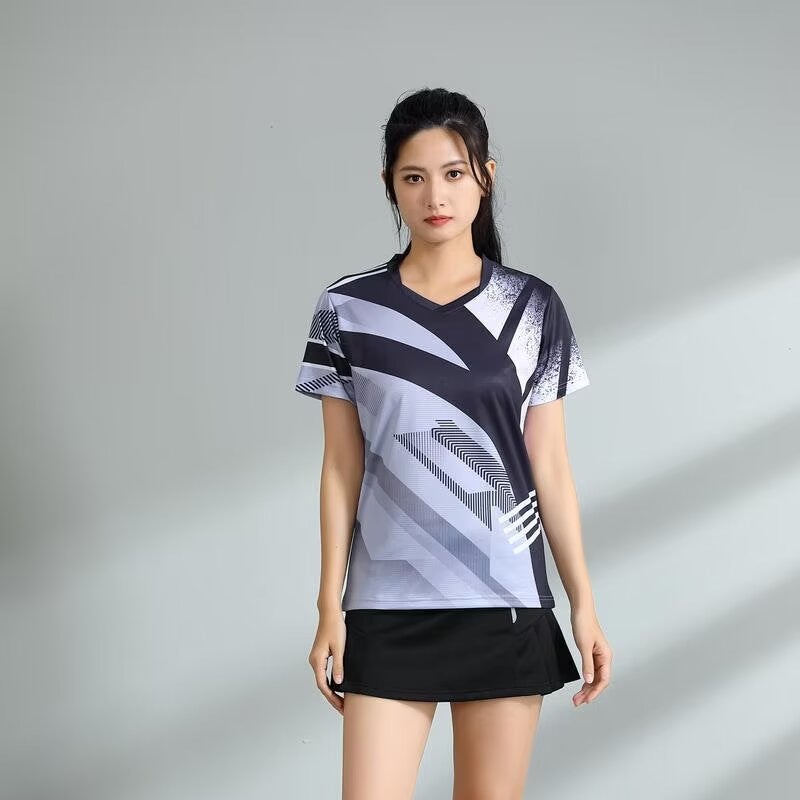 Speed Competition Group School Student Net Platoon Badminton Suit Sports Quick-Drying T-Shirt Breathable Jacket Training - Image 1
