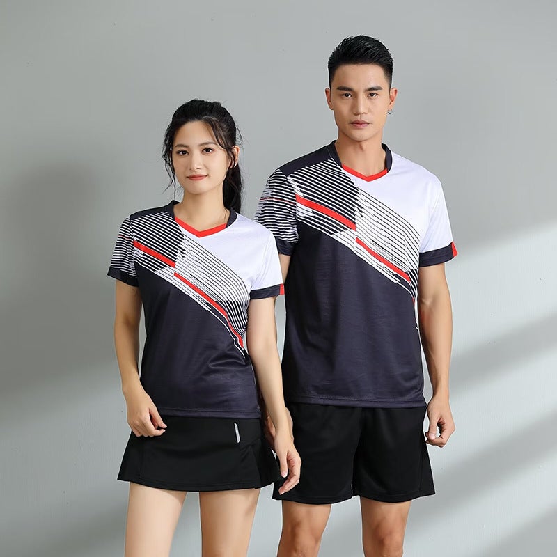 Speed Competition Group School Student Net Platoon Badminton Suit Sports Quick-Drying T-Shirt Breathable Jacket Training - Image 2
