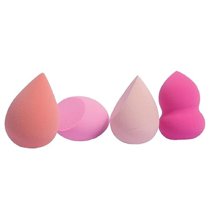 GUBB Blender Sponge For Face Makeup | Foundation Blending Beauty Sponge, Flawless for Liquid, Cream, Foundation & Powder | Makeup Sponge (Peach & Pink) - Set of 4 - Image 2