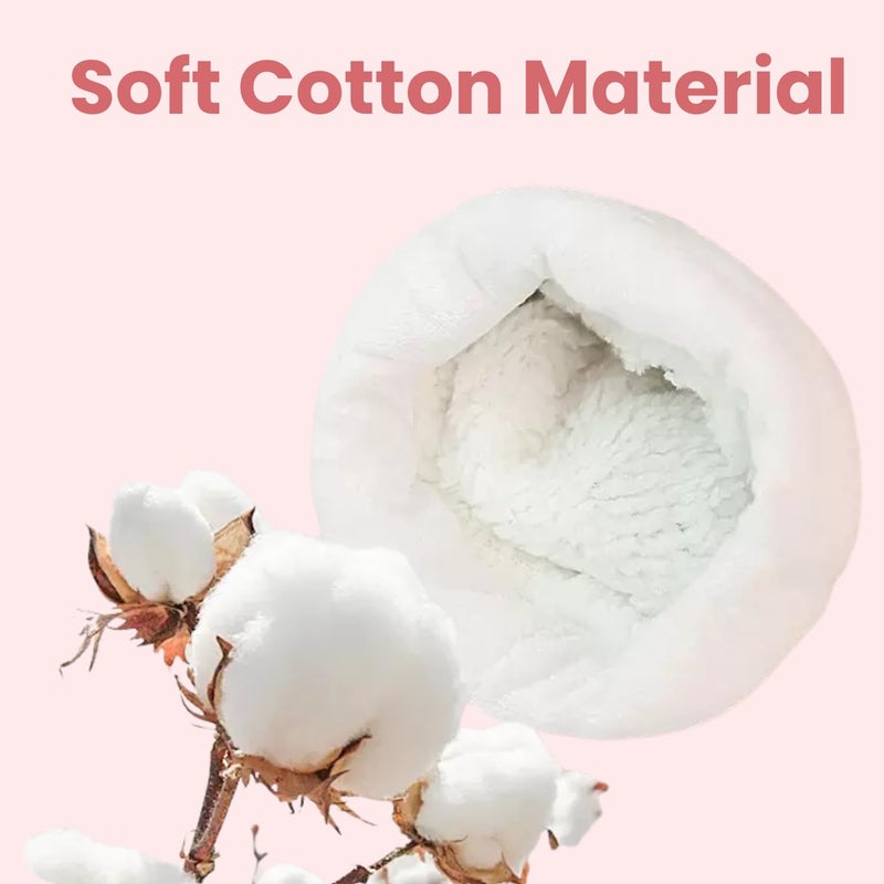 VAYINATO سرير هامستر دافئ، عش نوم مريح لملحقات قفص الحيوانات الصغيرة، مكان للاختباء مقاوم للمضغ للفأر القزم، الجربيل، الجرذ، القنفذ و سكر غلايدر (نوع أذن الأرنب، رمادي) - Image 3