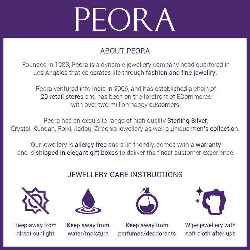 PEORA تاج رأس مذهب مزين بكندنا و لؤلؤ للنساء والفتيات - Image 5