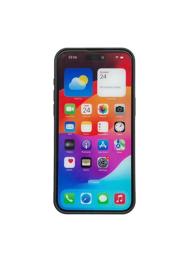 S-TOP Case For iPhone 13 Pro Solid Color Metal Buckle Card Slots Bag Phone Case - Image 3